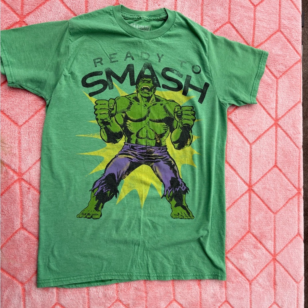 Marvel Hulk Green Smash T-Shirt